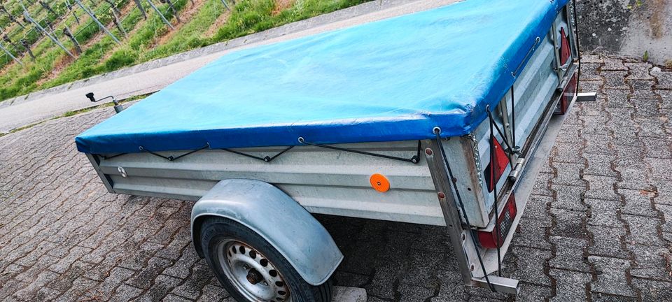 Anhänger Stema 750kg, doppelte Bodenplatte in Niedernhall