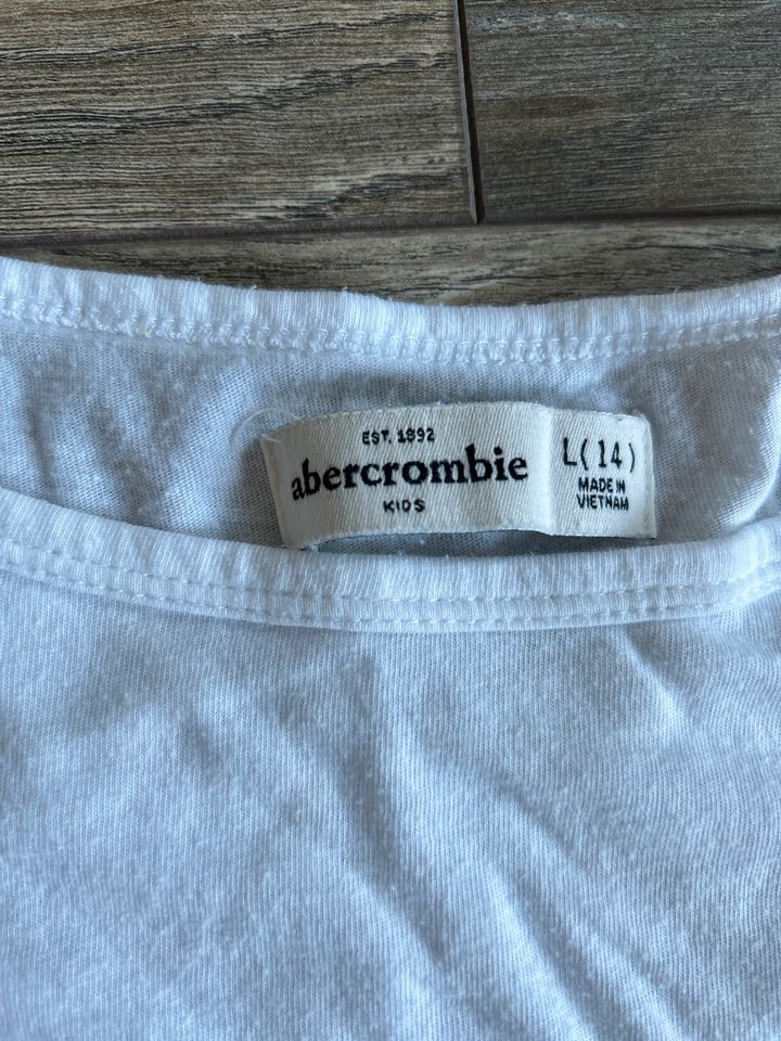 ABERCROMBIE KIDS ❤️ L 158 164 T-Shirt weiß Mädchen in Limburg