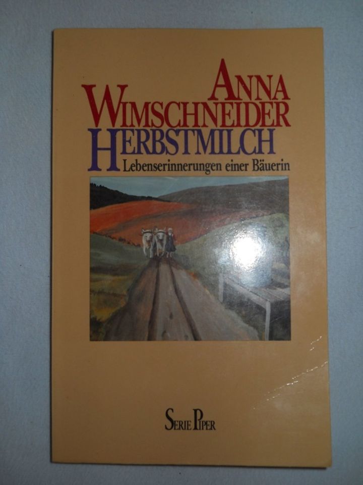 Herbstmilch - Anna Wimschneider - Taschenbuch in Sarstedt