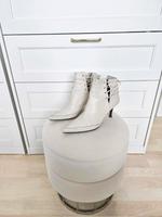 Stiefeletten, Leder, Mango, gebrochenes Weiß, 39 Hessen - Kassel Vorschau