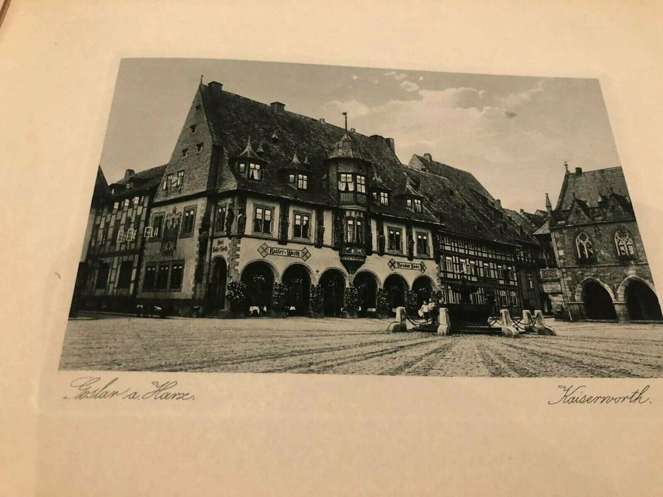 Goslar a./ Harz - 8 Original Kupfertiefdrucke auf Büttenkarton in Hamburg