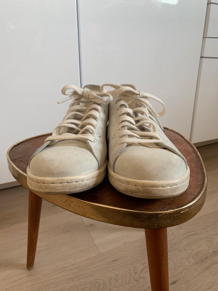 Adidas Stan Smith Reconstructed grau creme Gr. 38 2/3 Leder in Lampertheim