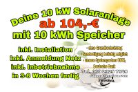 Jetzt umsteigen ! Solaranlage ab 104€ monatlich - 10 kWp - 10 kWh Speicher Batterie bundesweit schlüsselfertig PV Solar Photovoltaik Module Berlin - Marzahn Vorschau