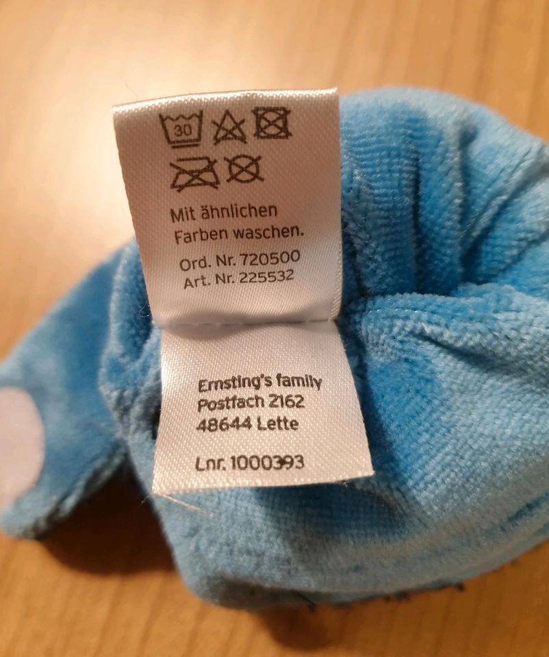 Kinder Baby Handschuhe Fäustlinge Daumen blau Fleece Topomini 3/4 in Bad Doberan