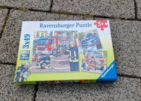 Puzzle, 3 x 49 Teile, Feuerwehr, Polizei, Rettungswagen Schleswig-Holstein - Horst (Holstein) Vorschau