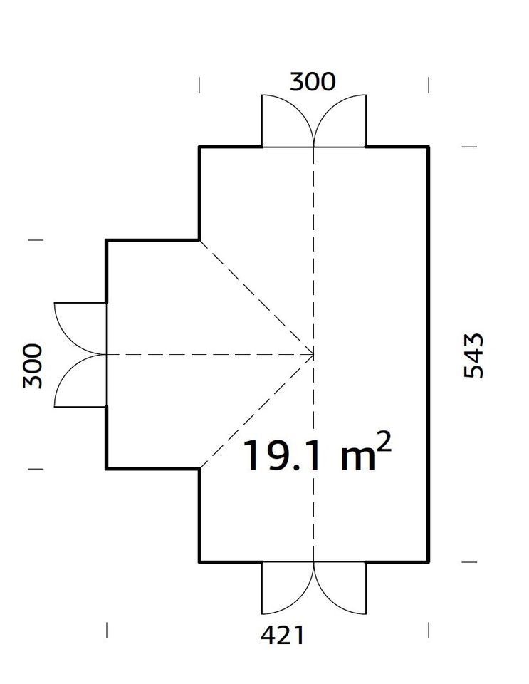 Gewächshaus Emilia 19,1 m² 421 x 543 cm Gartenhaus Geräteschuppen Glashaus Schuppen Gartenlaube Gartenschuppen Gartenhäuser Gerätehäuser Holzhäuser Pultdach Holzschuppen Carport Trapezblech in Birstein