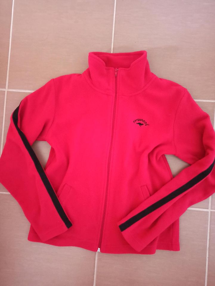 Kangaroos Fleecejacke Jacke M rot in Dummerstorf