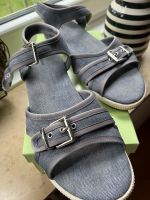 Jeansblaue Sandalen Größe 43 Niedersachsen - Diepholz Vorschau