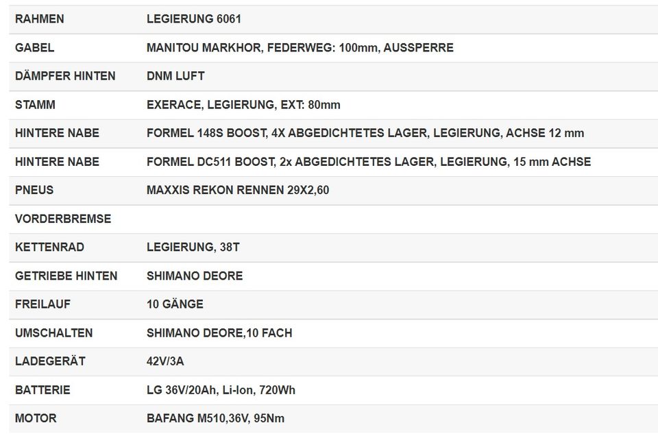 Leaderfox Ebike Acron Fully 27,5" Räder in Mengkofen