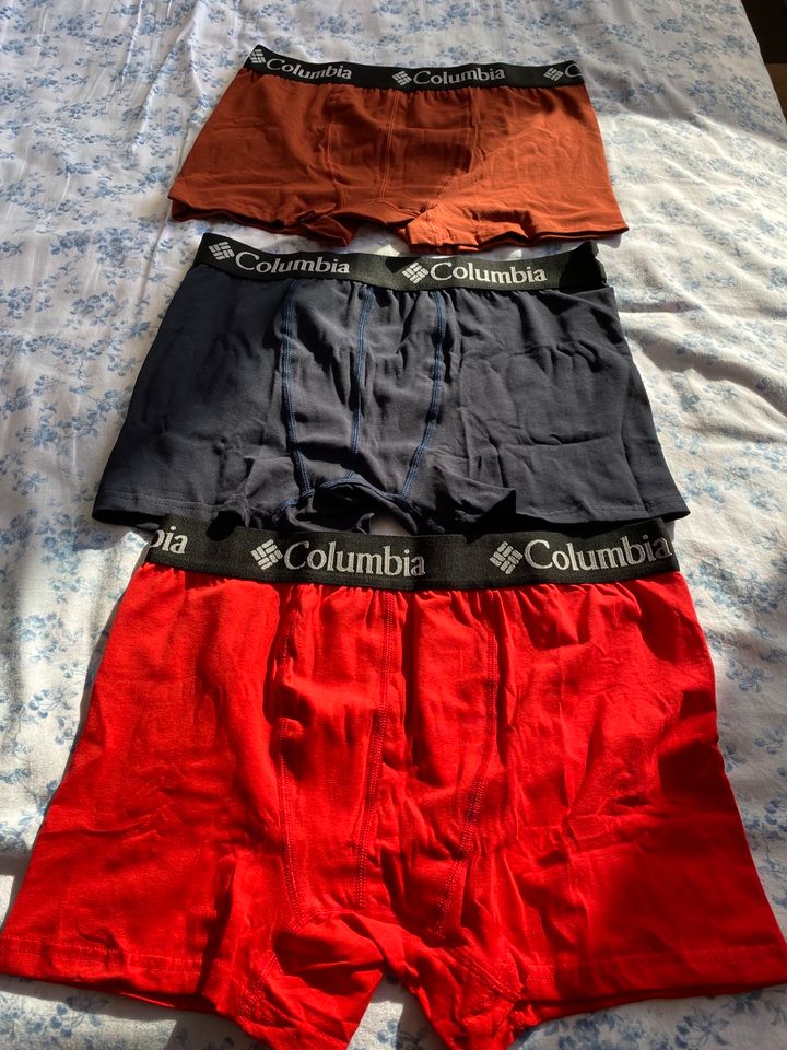 3X Columbia Herren Boxer Brief Unterwäsche 95% COTTON 5% Elasthan in Hückelhoven