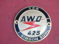 AWO 425 Simson Suhl Tankemblem Emblem Tank Neu Touren Sport Niedersachsen - Achim Vorschau