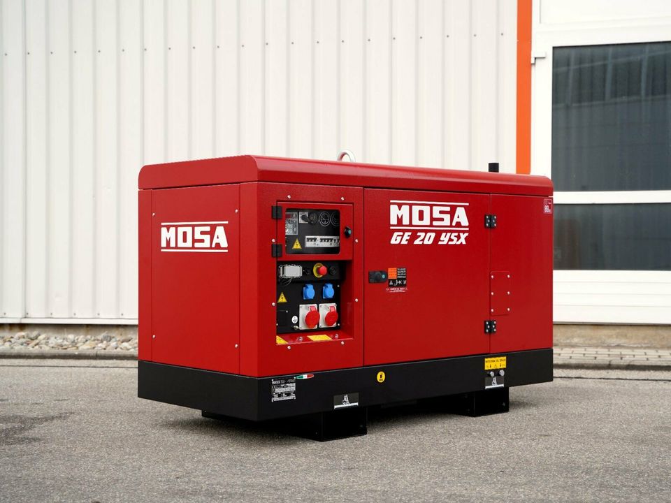 Mosa Stromerzeuger Diesel GE 20 YSX | 20 kVA (16 kW) / 400V in  Niedersachsen - Hanstedt | Gebrauchte Baumaschinen kaufen | eBay  Kleinanzeigen ist jetzt Kleinanzeigen