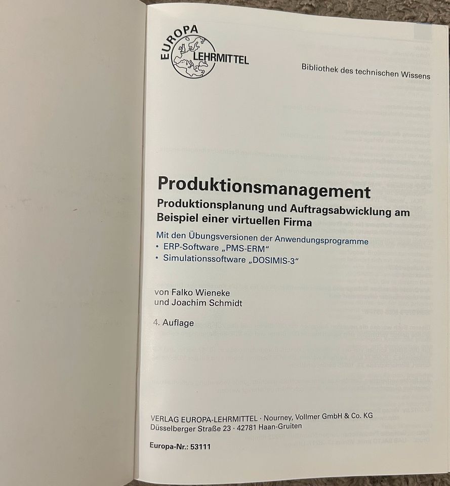 Produktionsmanagement mit ERP- und Simulationssoftware in Hamburg