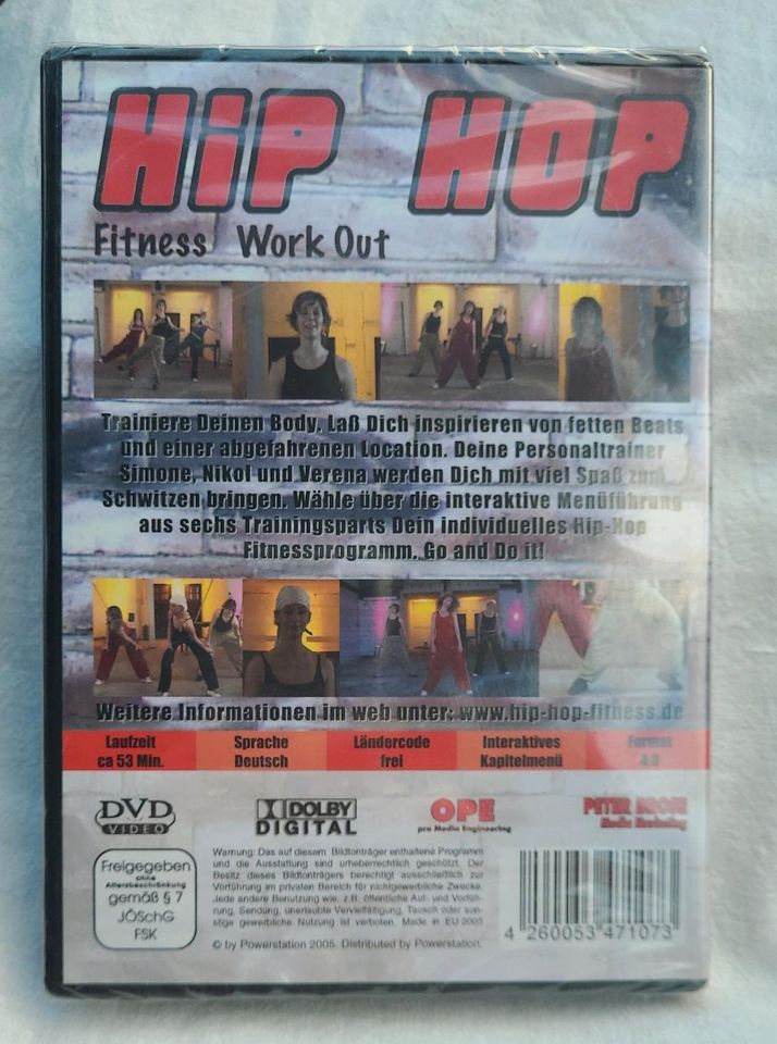 Hip Hop Fitness Work Out DVD Sport mit Musik Neu und OVP in Weisweil