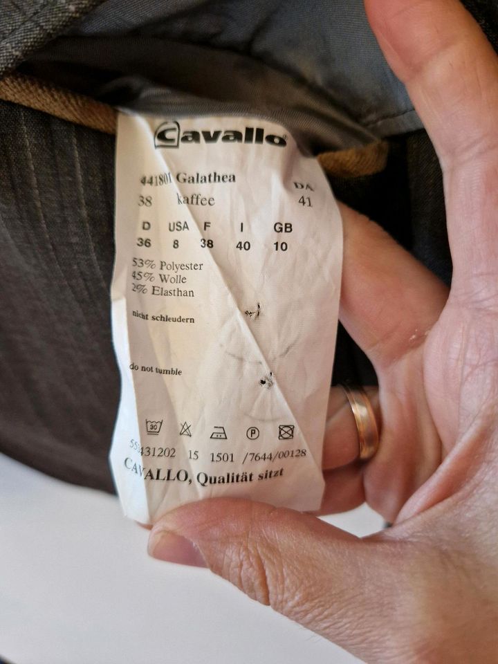 Cavallo Galathea Kaffee, Turnierjacket, Jagdjacket gr. 38 in Jülich