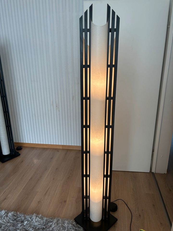 Stehlampen Duo Set Lampen aus Holz in Bonn
