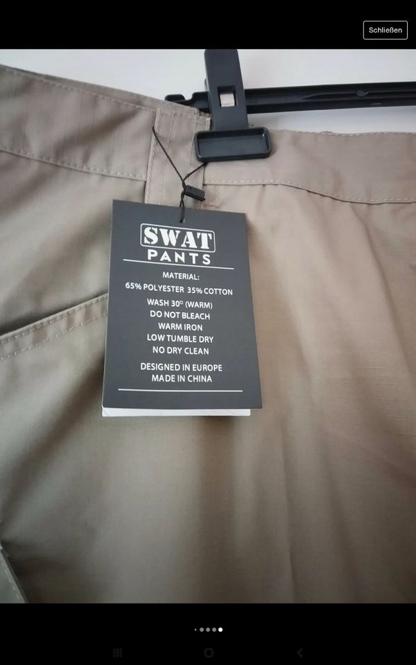 Swat Pants XXXL (neu) in Biblis