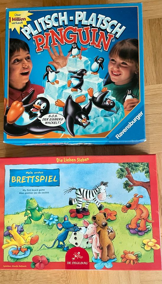 2 x Spiele platsch platsch, die lieben Sieben in Stuttgart