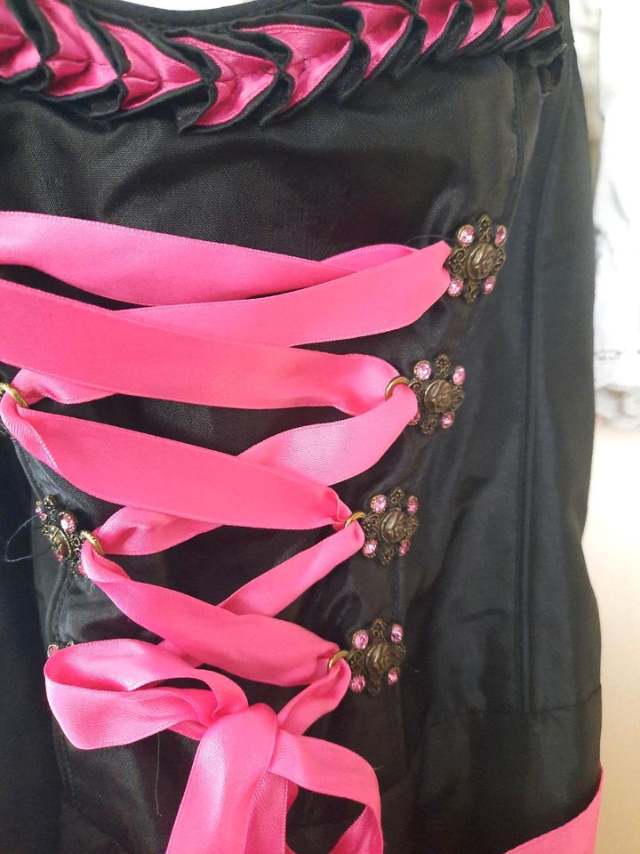 Dirndl in schwarz-pink, Gr. 38 in Stuttgart