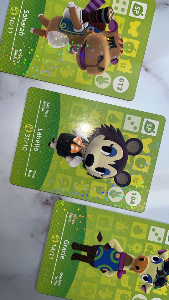 Animal Crossing Amiibo NFC Cards in Springe