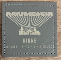 RAMMSTEIN Rinne Dresden 2024 Untersetzer Kunstledern Dresden - Laubegast Vorschau