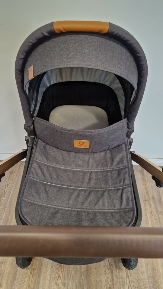 Lionelo Kombikinderwagen Amber 3 in 1 Grey Graphite in Essen