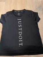 Nike Dri Fit Sport Shirt schwarz Gr. L - Just do it Dortmund - Eving Vorschau