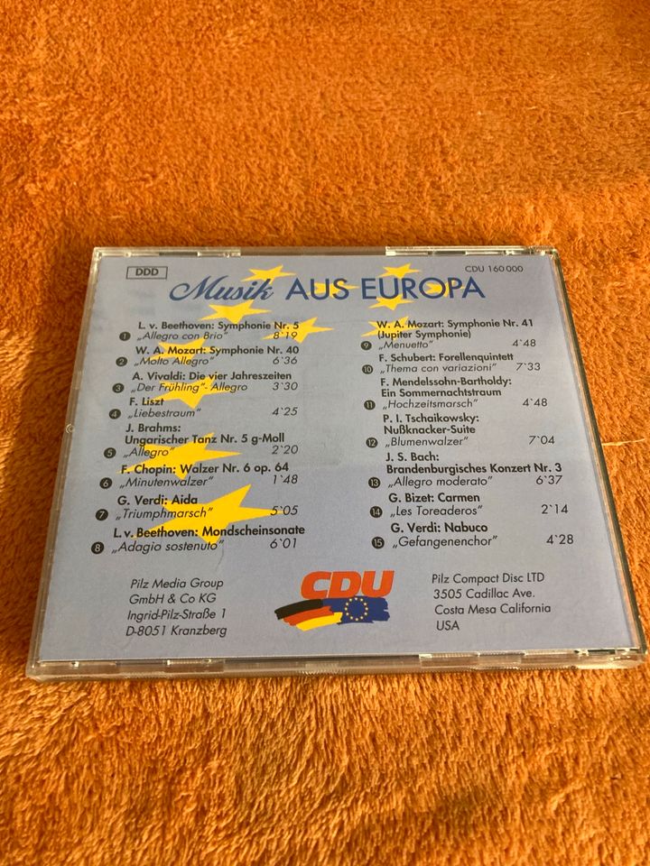 CD Musik aus Europa, CDU in Meerbusch
