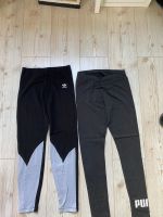 Adidas Puma Leggings schwarz grau Gr. 164 - NEUw Nordrhein-Westfalen - Niederkrüchten Vorschau