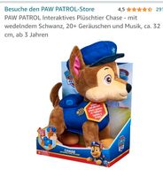 Paw patrol interaktives Kuscheltier macht Geräusche elektrisch Niedersachsen - Freren Vorschau