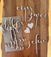 Tischnummern Etsy Holz Hochzeit Feier - zum stecken NEU 1-10 Herz Nordrhein-Westfalen - Iserlohn Vorschau