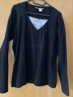 Langarmshirt schwarz mit Spitze / Gr 44/46 , Trend Bonprix Bonn - Bad Godesberg Vorschau