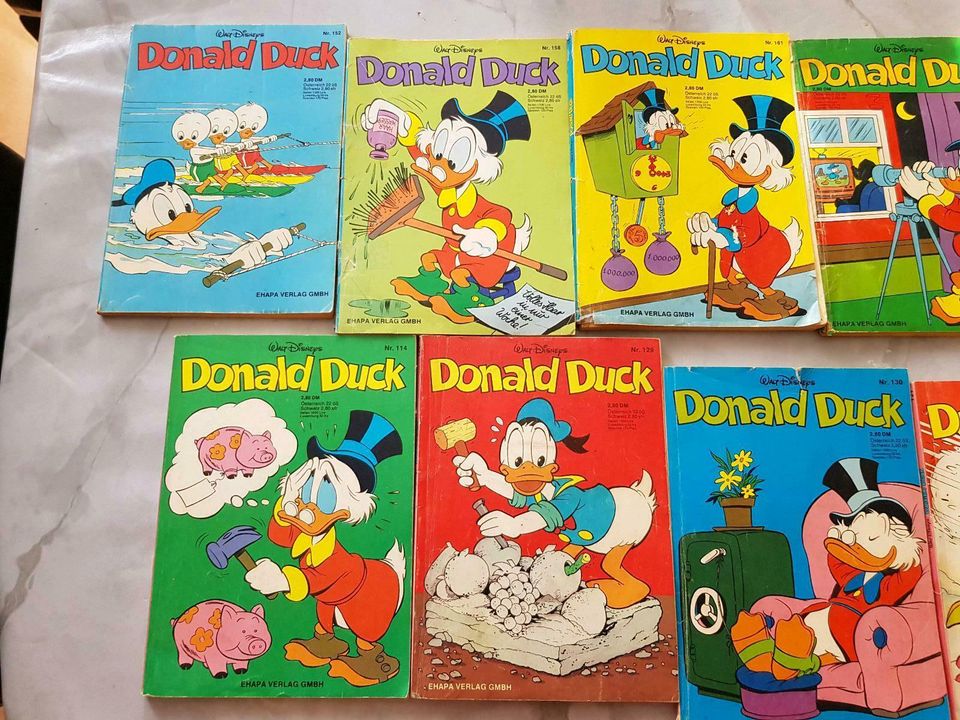 verschiedene alte Donald Duck +1 Fix und Foxi Taschenbücher in Dillingen (Saar)