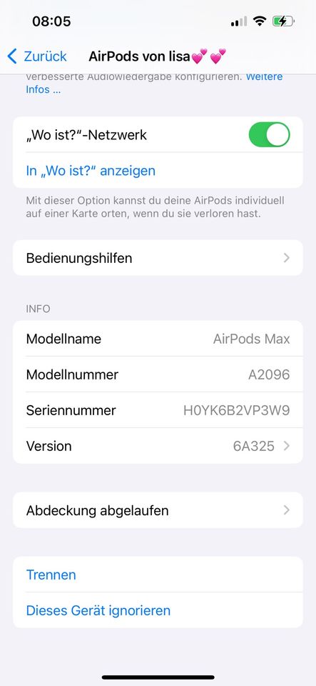 AirPods Pro Max von Apple in Rosengarten