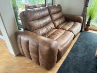 2 x Big Sofa - Echt Leder braun - Elektrische Relaxfunktion Schleswig-Holstein - Ahrensburg Vorschau