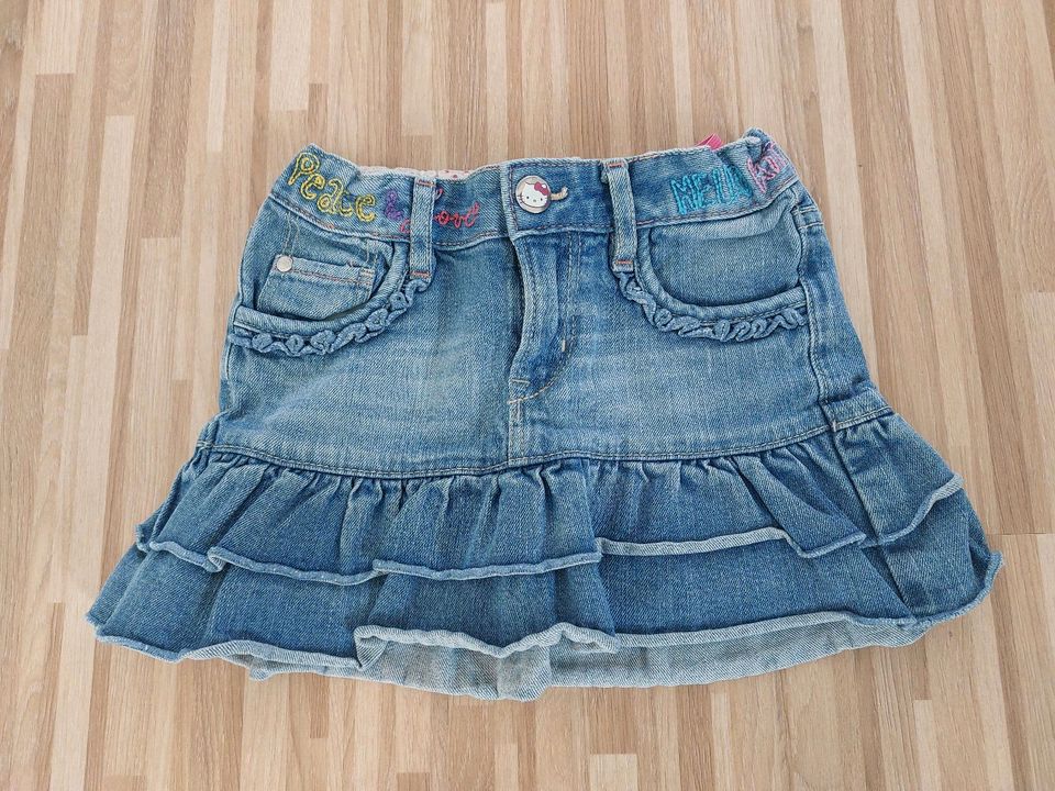 Jeans Rock H&M Hello Kitty Gr. 110 in Ottensoos