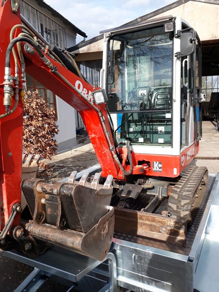 Minibagger mieten leihen in Bebensee