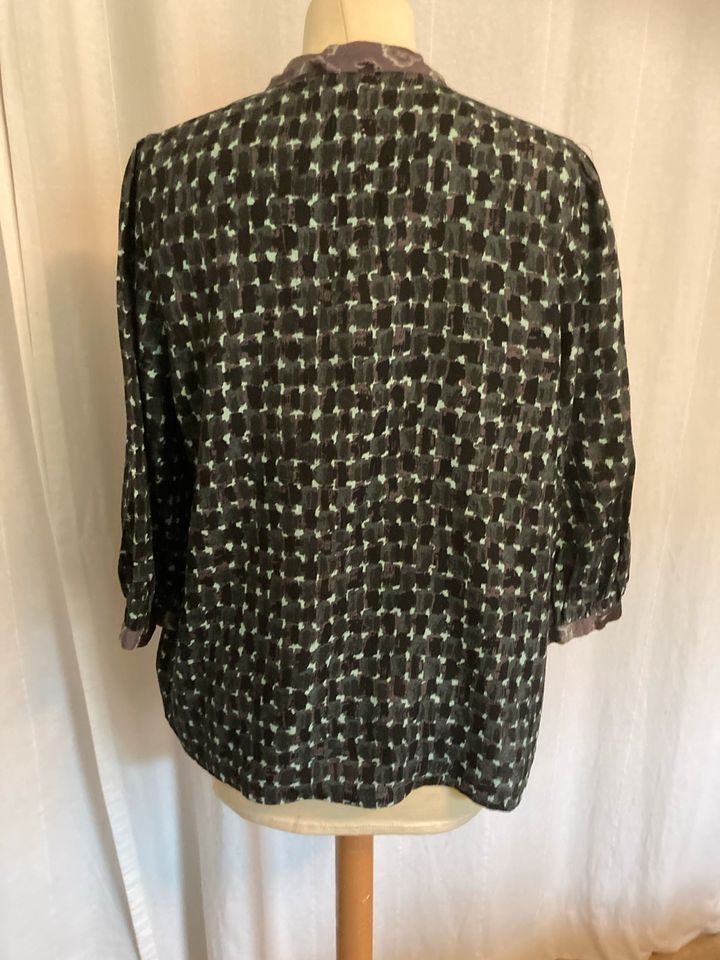 Noa Noa Oversize Tunika Bluse schwarz grün Gr. S M 36 38 in Freiburg im Breisgau