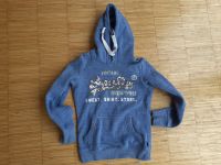 SUPERDRY Gr.S Hoodie mit Glitzerpailetten blau melange Aachen - Kornelimünster/Walheim Vorschau