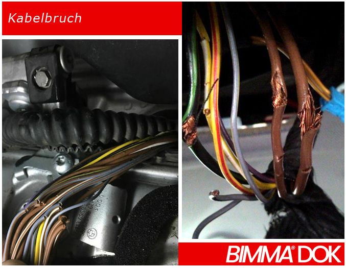 BMW E61 Kabelbruch reparatur in Großostheim