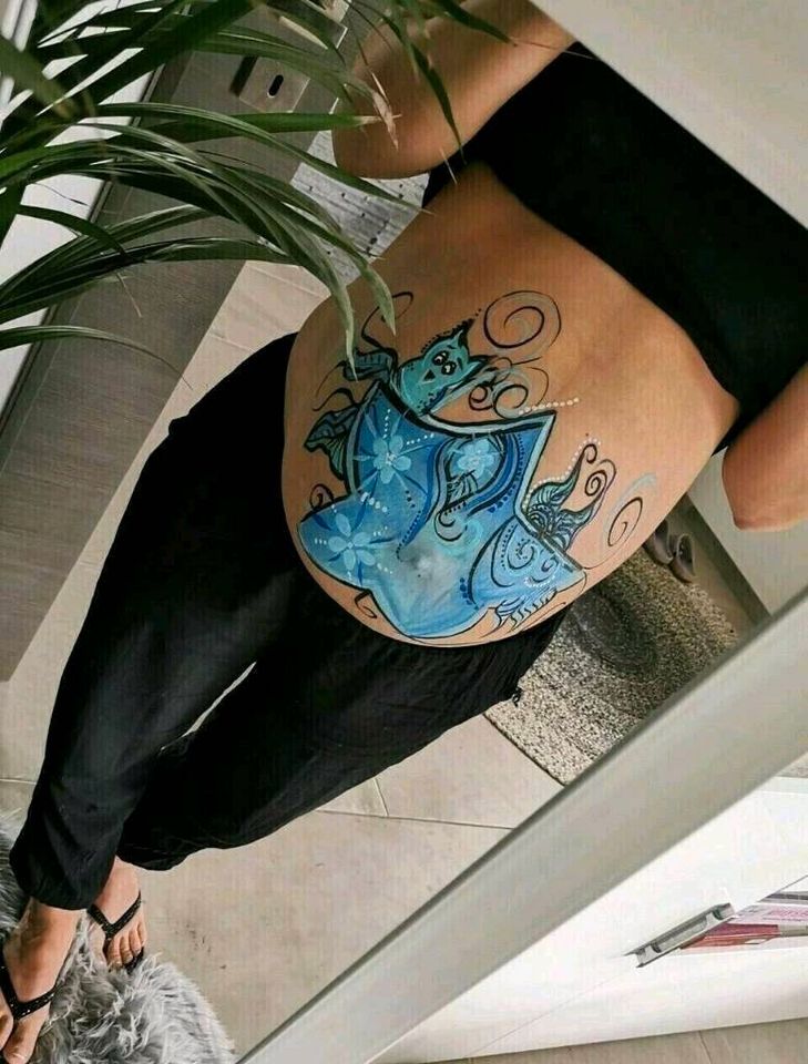 Bellypainting / Babybauch Bemalung / Schwangerschaft /Babyparty in Rotthalmünster