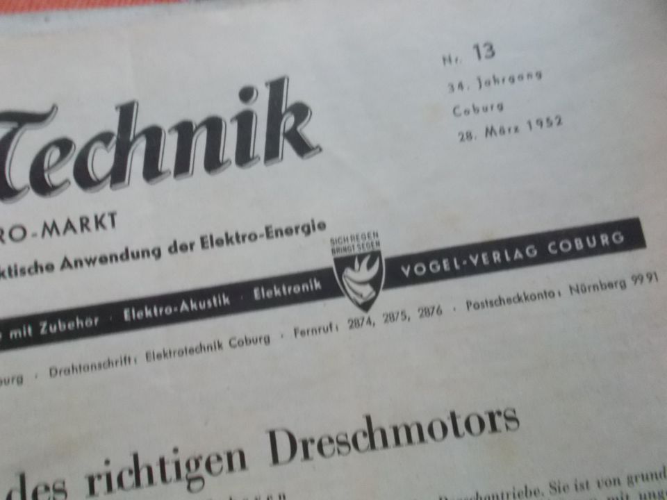 ++ ELEKTRO TECHNIK RADIO ++ 3 MAGAZINE KATALOG v. 1949 1950 1952 in Koblenz