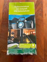 Außensteckdose mit Zeitschaltuhr + Erdspieß NEU Nordrhein-Westfalen - Bergneustadt Vorschau
