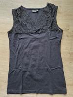 Janina Kik Top Shirt schwarz Spitze Gr. 34 36 S XS Bayern - Kahl am Main Vorschau