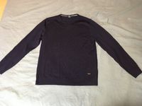 Joop StrickPullover M 100% MerinoWolle Rundhals Dunkelblau Sachsen - Reinsdorf Vorschau