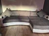 LED Sofa in grau Niedersachsen - Stelle Vorschau