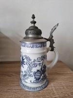 Bayerischer Bierkrug mit Zinndeckel Bayern - Birkenfeld b. Marktheidenfeld Vorschau