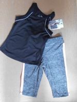 Gr. 116*Mädchen*Sport Set*Top mit Capri Leggings*Schwarz*Grau*Neu Thüringen - Dachwig Vorschau