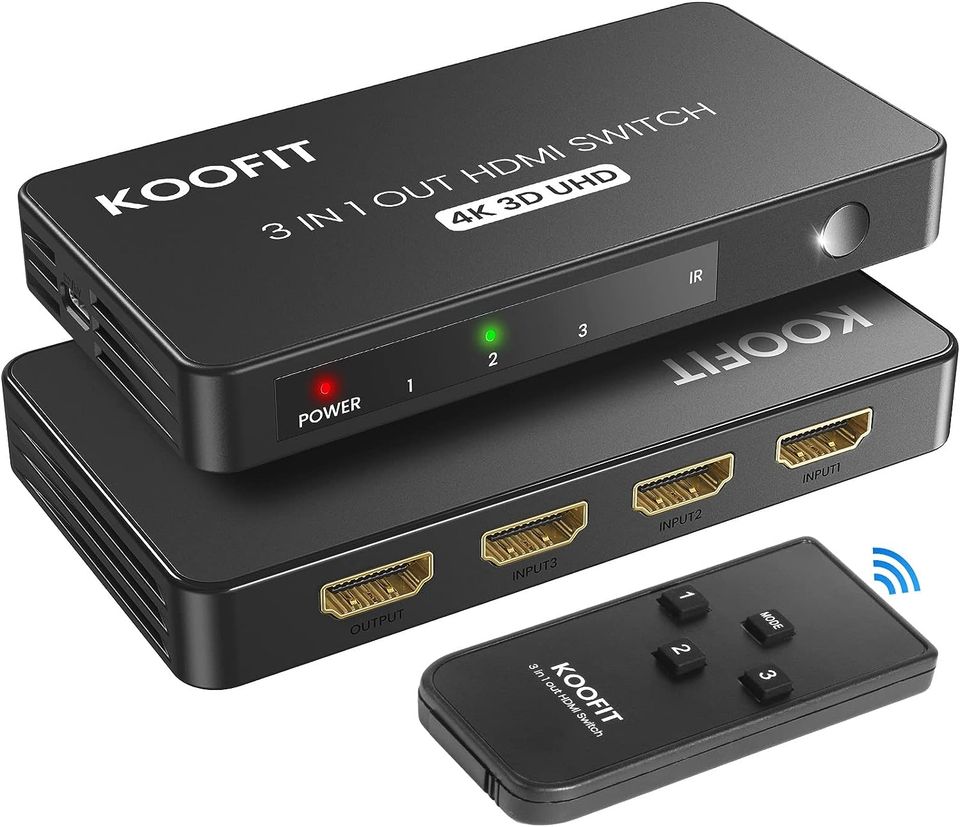 HDMI Switch 4k HDMI Splitter 3 in 1 Out in Hattingen