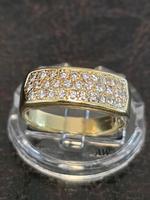 585er Goldring mit Diamanten Ca.0,52ct.14K Gold Ring,Ca.5,3 Gramm Niedersachsen - Ritterhude Vorschau